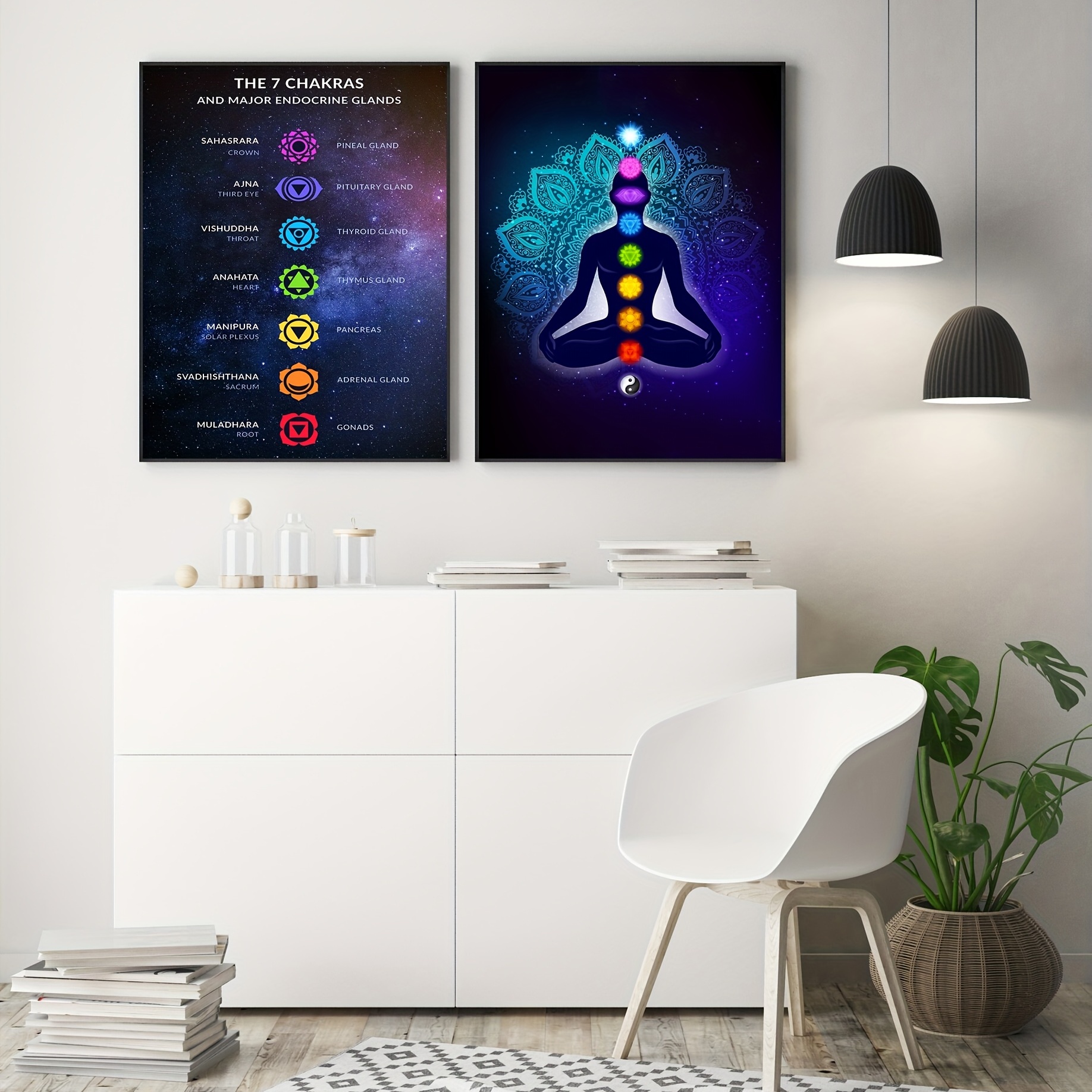 Kids Yoga Pose Chart Fitness Exercise Activity Meditation Classroom Poster  12x18