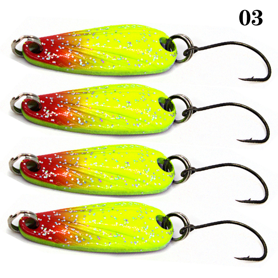 Must Have Fly Fishing Decoy Bait Sequins Fishhook Set with 5pcs