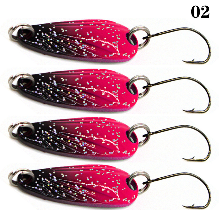 wolftale 1 Set Rotating Spinner Baits Attractive Artificial Sequins Fishing  Lure Sequins Metal Treble Hooks Spoonbait Pike Crochet Kit Fish Tackle