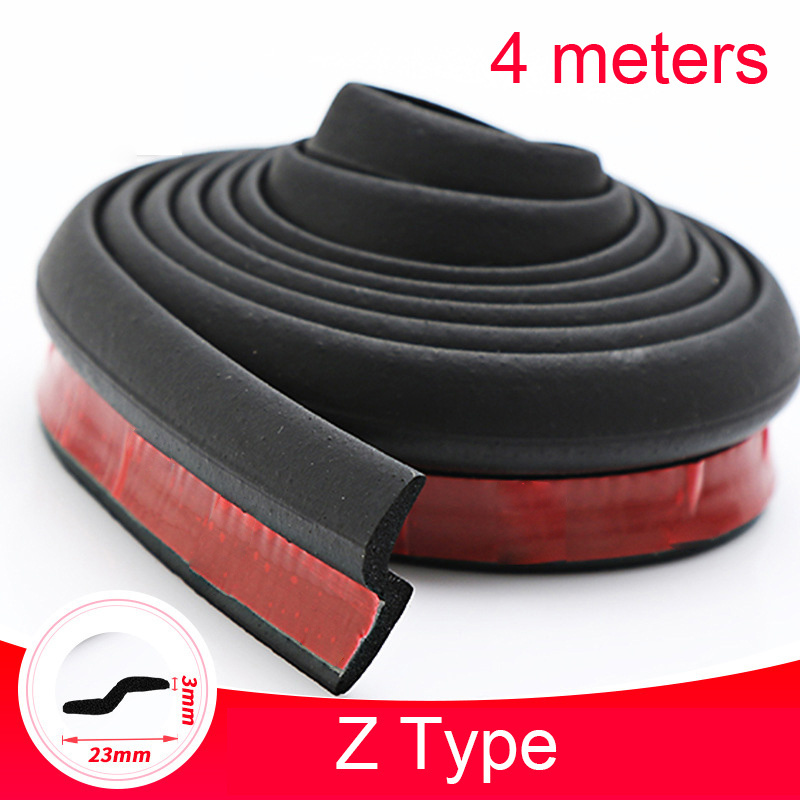 Car Door Rubber Seal Strip D P Type Noise Insulation