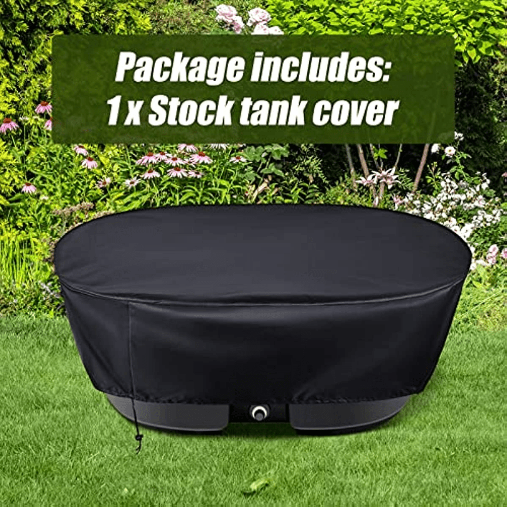 Waterproof Stock Tank Cover 420d Oxford Water Tank Cover - Temu
