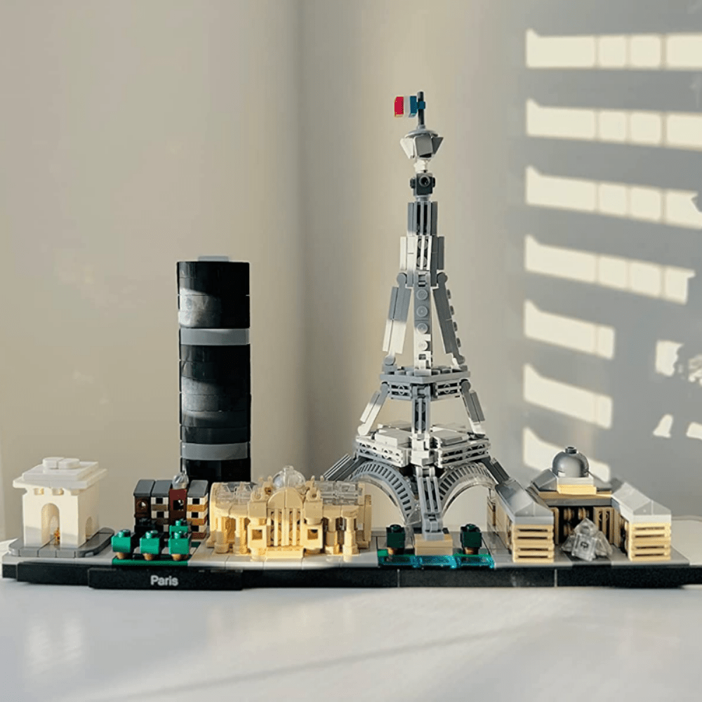 LEGO Architecture Paris Skyline, Collectible Model Building Kit with Eiffel  Tower and The Louvre, Skyline Collection Set, Perfect for Office or Home