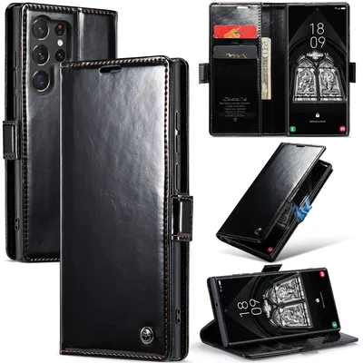 Luxury Leather Phone Case for Samsung Galaxy Note 20 10 9 8 S23