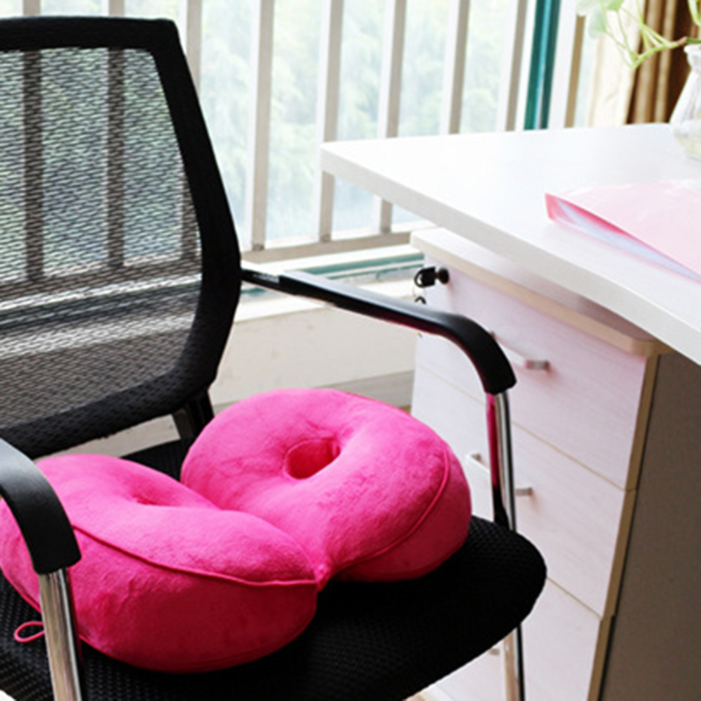 Memory Foam Office Chair Cushion Car Seat Support Waist Pillow Massage  Lumbar Orthopedic Pillow Buttock Coccyx Cushion Back Pads