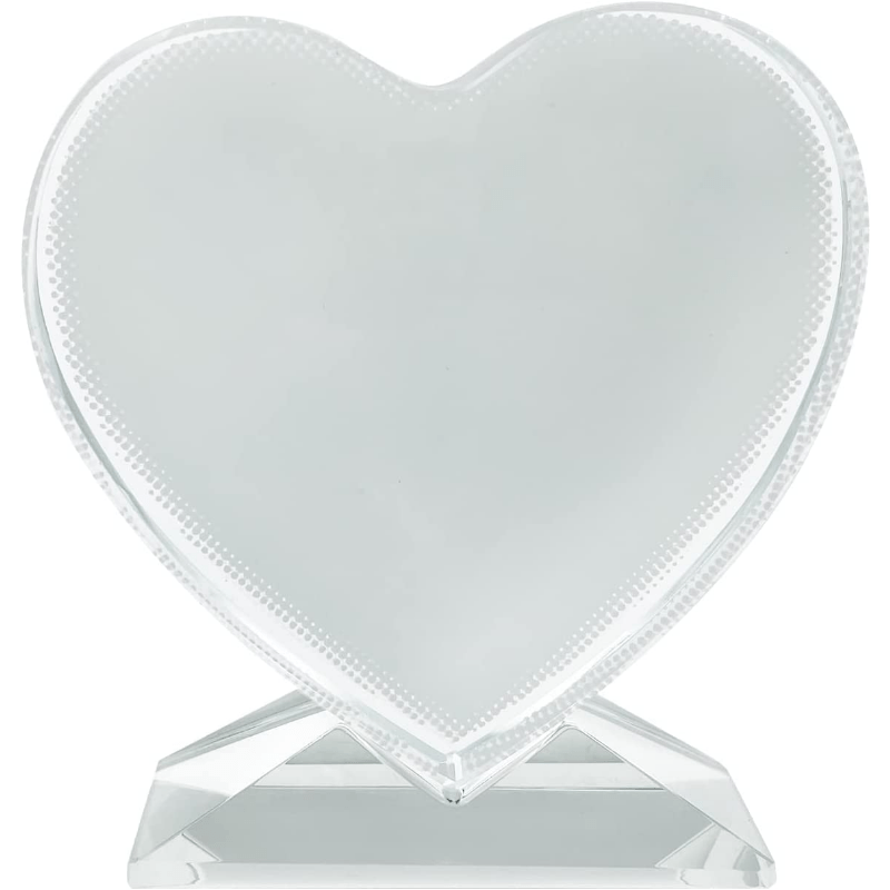 Heart Blank Sublimation Acrylic Shape - 3 Inch - Set of 5