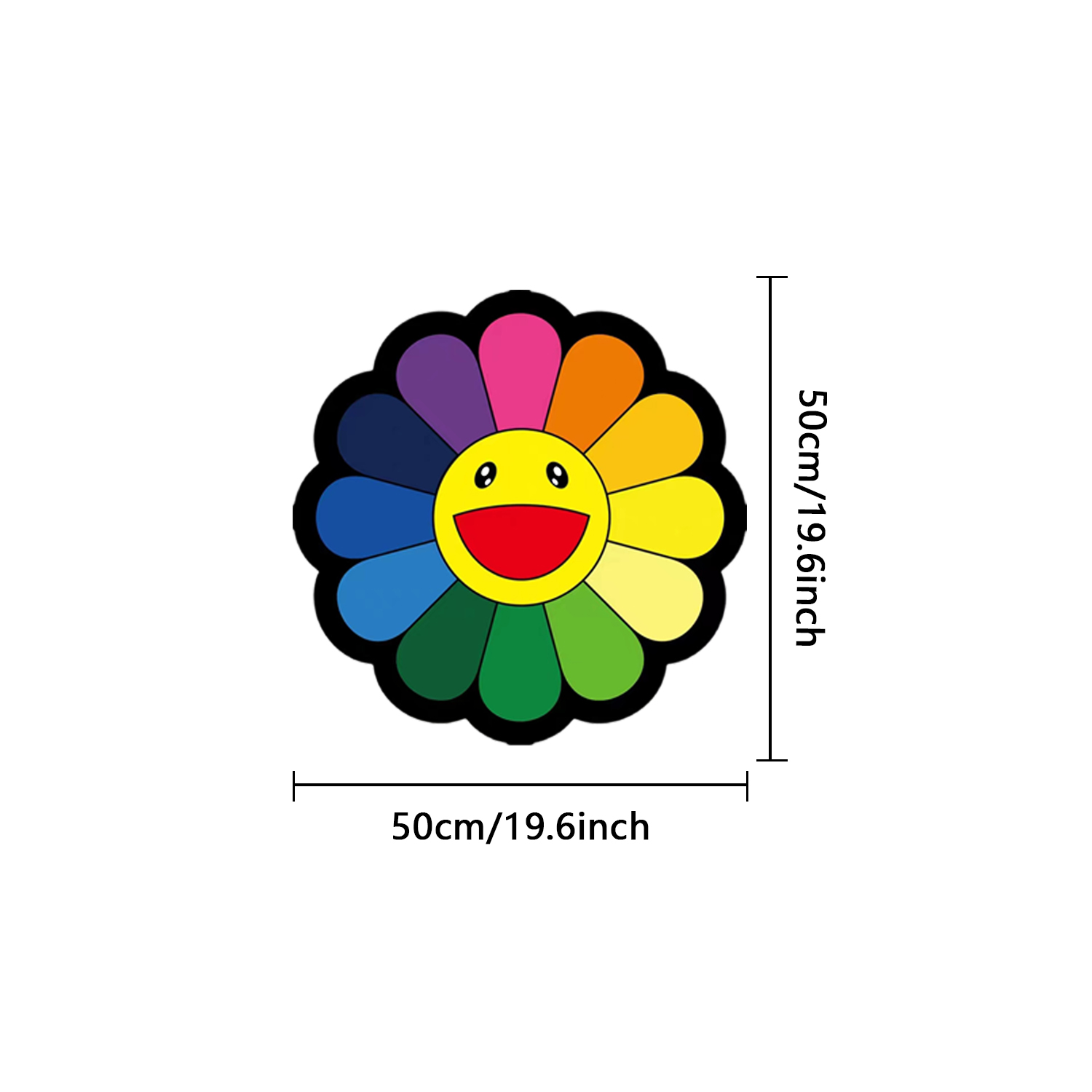 爆買い新品 Flower Floor Mat Rainbow × Ecru村上隆フロアマットの通販 by えべshop｜ラクマ  rtcenglish.com