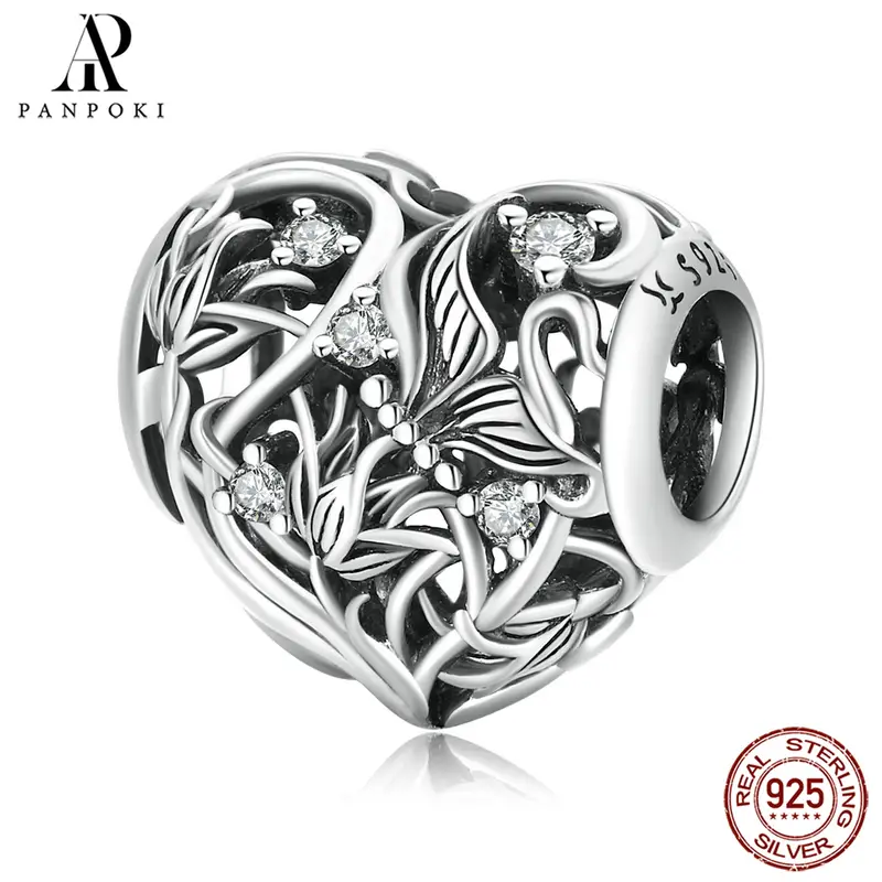 Panpoki S925 Sterling Silver Multiple Heart shaped Crystal - Temu