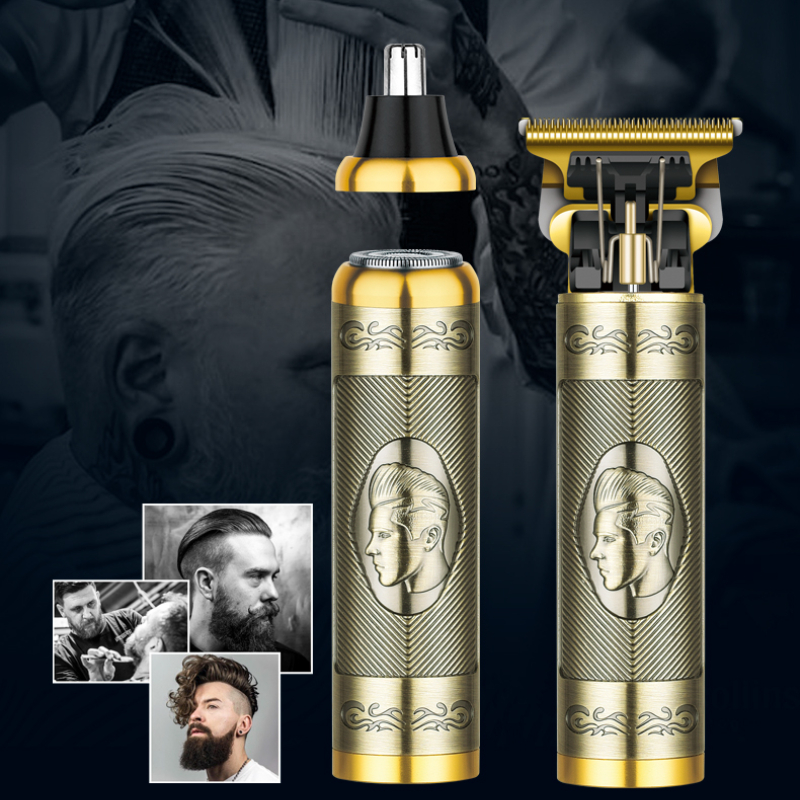 3 In 1 Haircutting Shears Shaver Nasal Hair Apparatus Multifunctional Oil Head Shear Haircutter