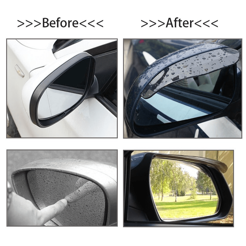 2 pièces accessoires pare-soleil pour voiture rétroviseur latéral  protection pluie protège-sourcils pare-soleil