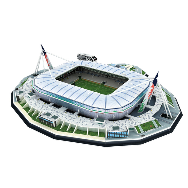 Juventus Diy Football Stadium 3d Puzzle Model Toy Gifts Kids - Temu