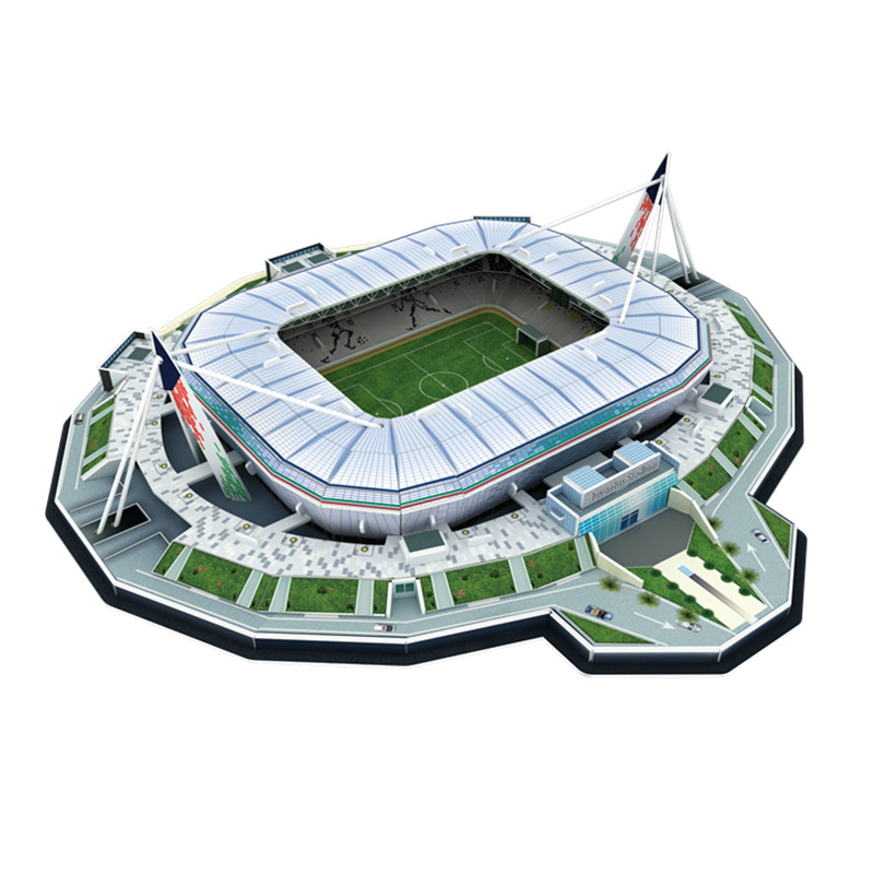 3D Paper Puzzle Juventus Stadium Real Madrid Puzzle Diy Football Field  Miniature Model Assembled Model Building Stadion for Kids - AliExpress