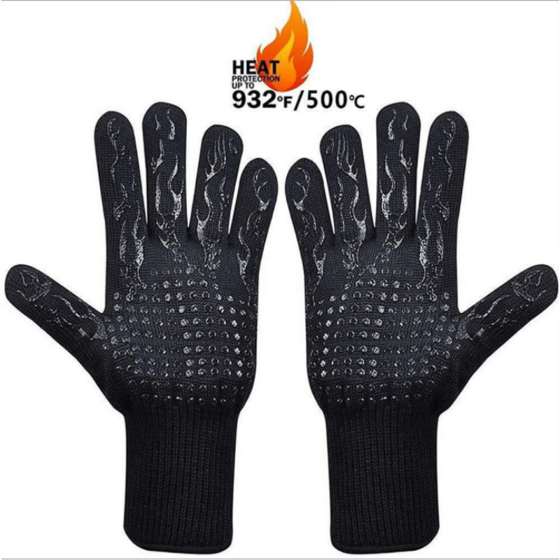 1 Par Guantes Barbacoa Guantes Horno Alta Temperatura - Temu