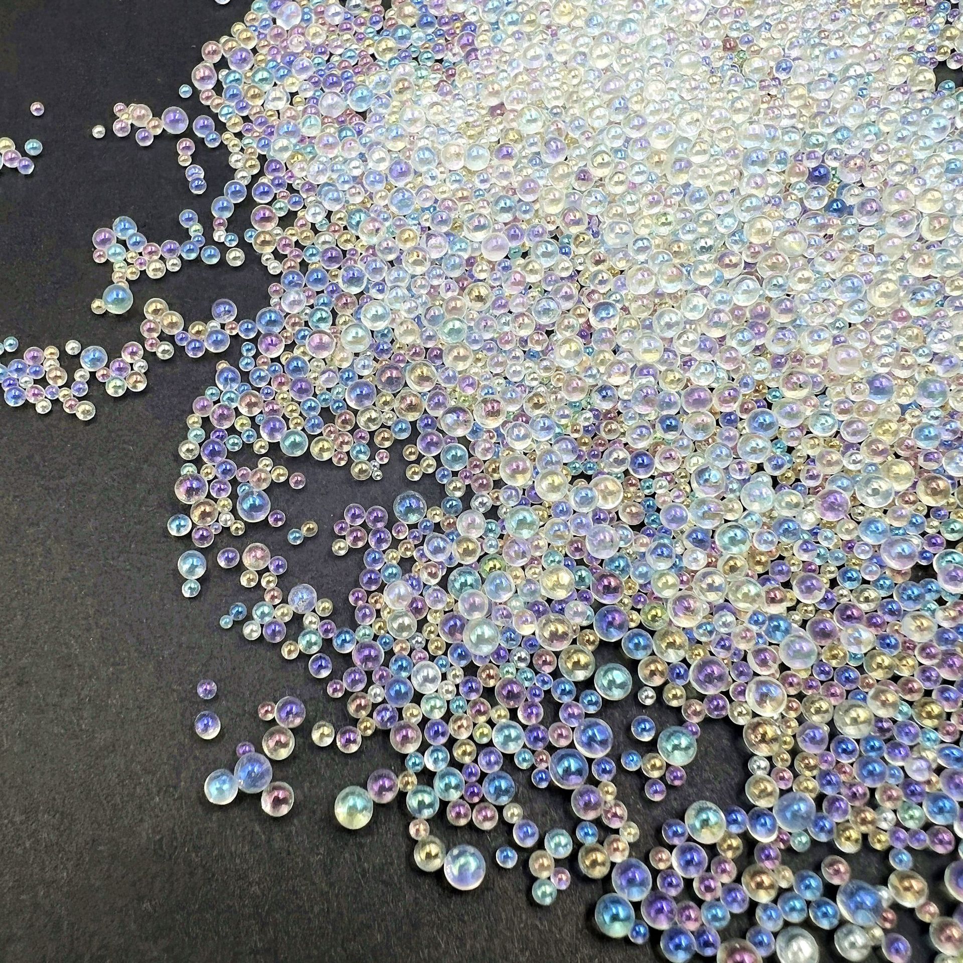 4300pcs 6 Sizes Crystal Flatback Rhinestones,Transparent Rhinestones Nail  Gems Round Crystal Rhinestones Clear Gems Rhinestones For Nails Crafts