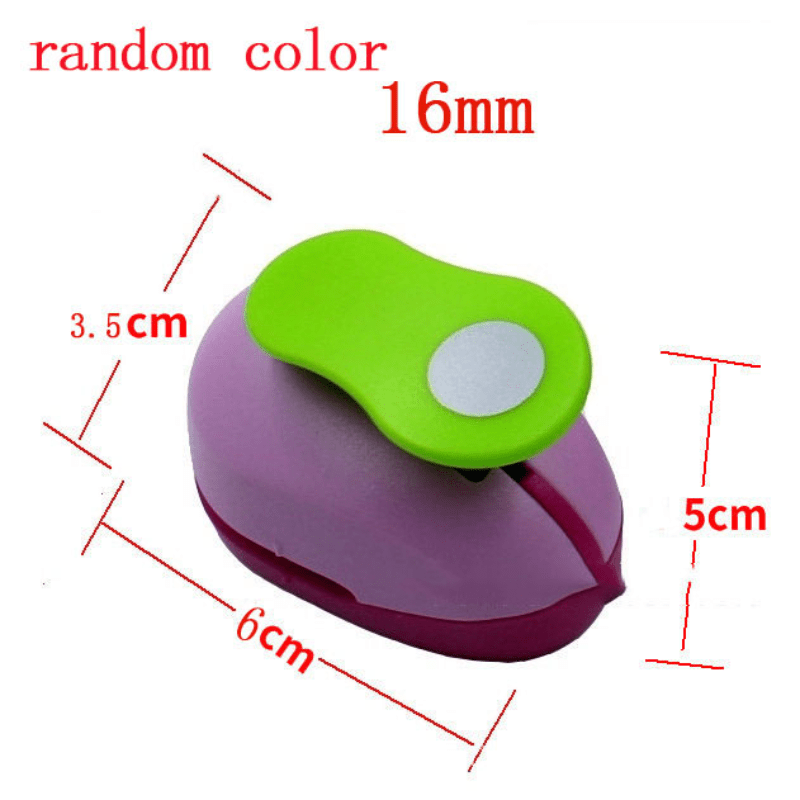 1Pc 2.5cm Circle Round Paper Craft Hole Punch Tool Kids DIY Scrapbook Cutter  Random Color