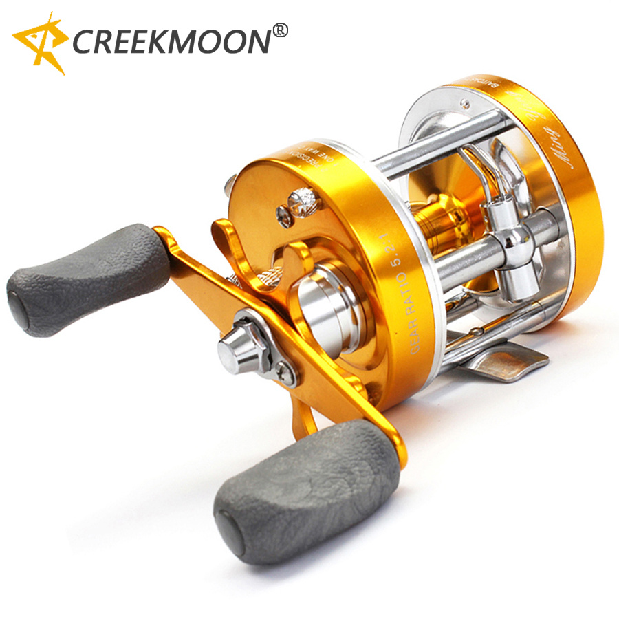 CL40 All-Metal Baitcasting Fishing Reel - 5.2:1 Gear Ratio & Centrifugal  Brake for Small Lures - Left & Right Handed!