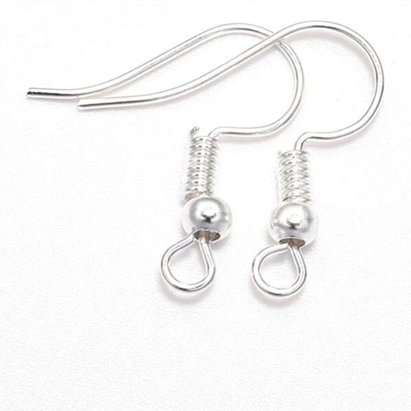 Sterling Silver Earrings | Simple Silver Earrings | Silver Fish Hook Earrings | Silver Bead Earrings | Handmade Silver Earrings