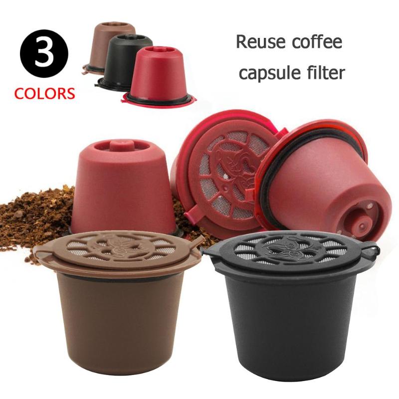 3 pièces/ensemble réutilisable rechargeable Nespresso café Capsule