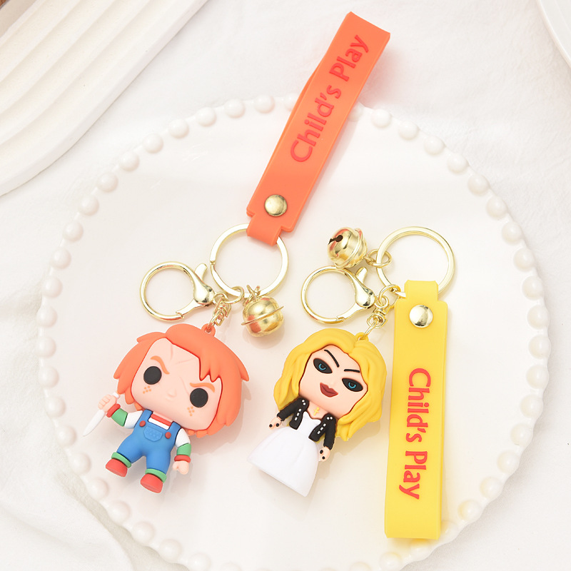 Cute Anime Edward Keychain for Car Keys Scissorhands Key Chain New in  Keychains Women Men Doll Keyring Bag Friends Holiday Gifts