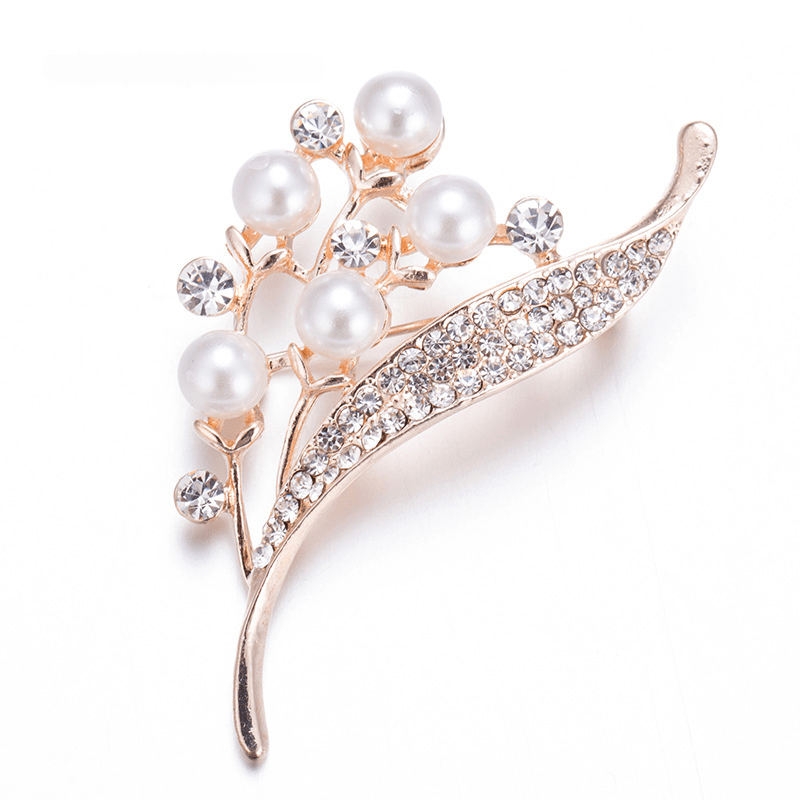 Moda de lujo Elegante Faux Pearl Flor Broches Prendedores Para Mujeres  Niñas Ropa Magnífica Decoración Ramillete Boda Banquete Ropa Ornamento  Regalos