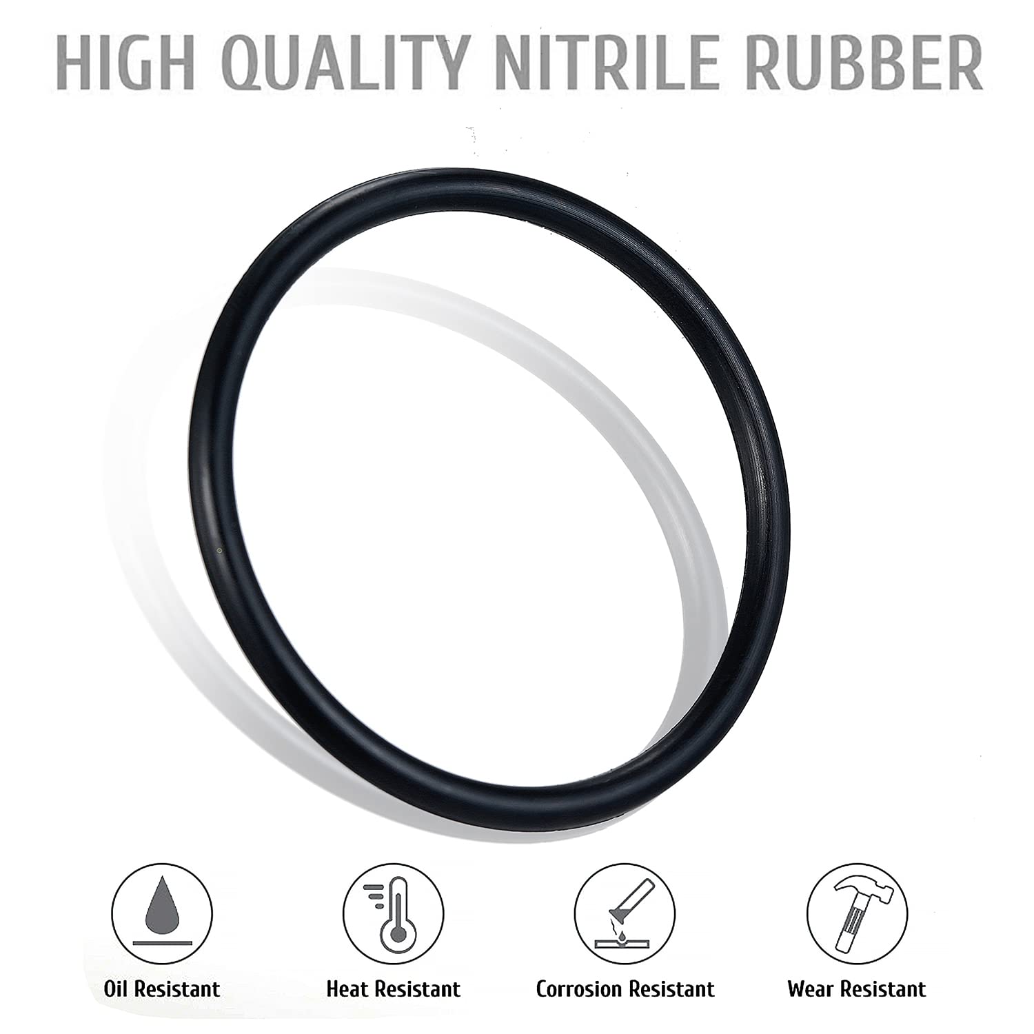 419PCS Rubber O-Ring Kit Seal Gasket Universal Rubber O-Ring
