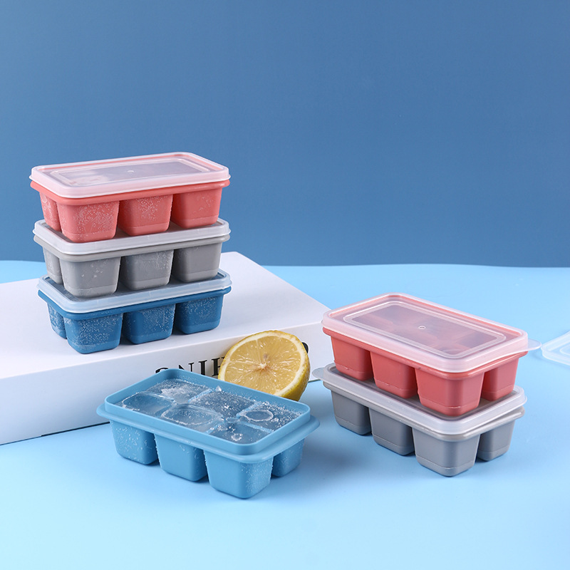Reusable Silicone Food Freezing Storage Tray Ice Grid With - Temu