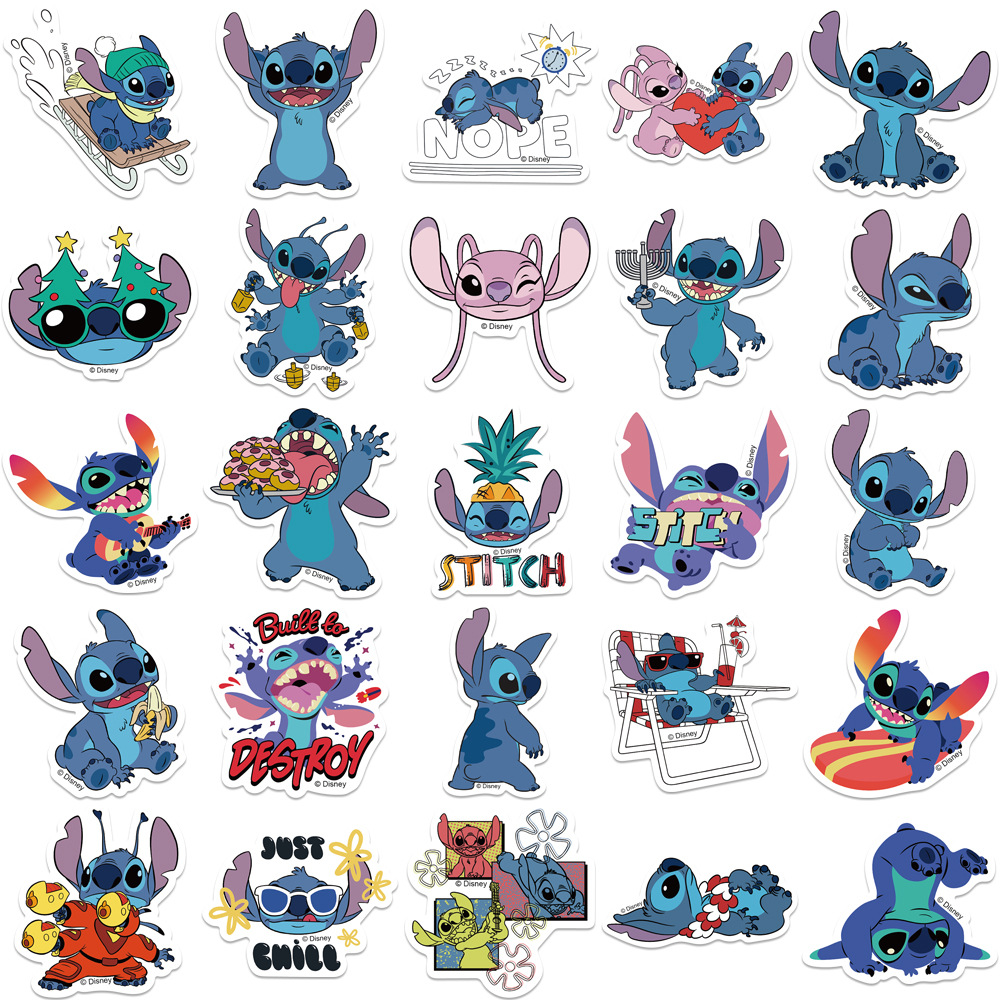 Stitch Stickers Pack Merchandise Original Cute - Temu Malaysia