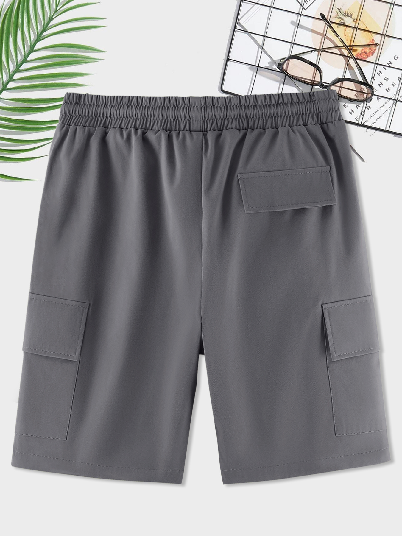 Heart Mountain Boxing Shark Pattern Cargo Shorts Men s Casual Pocket