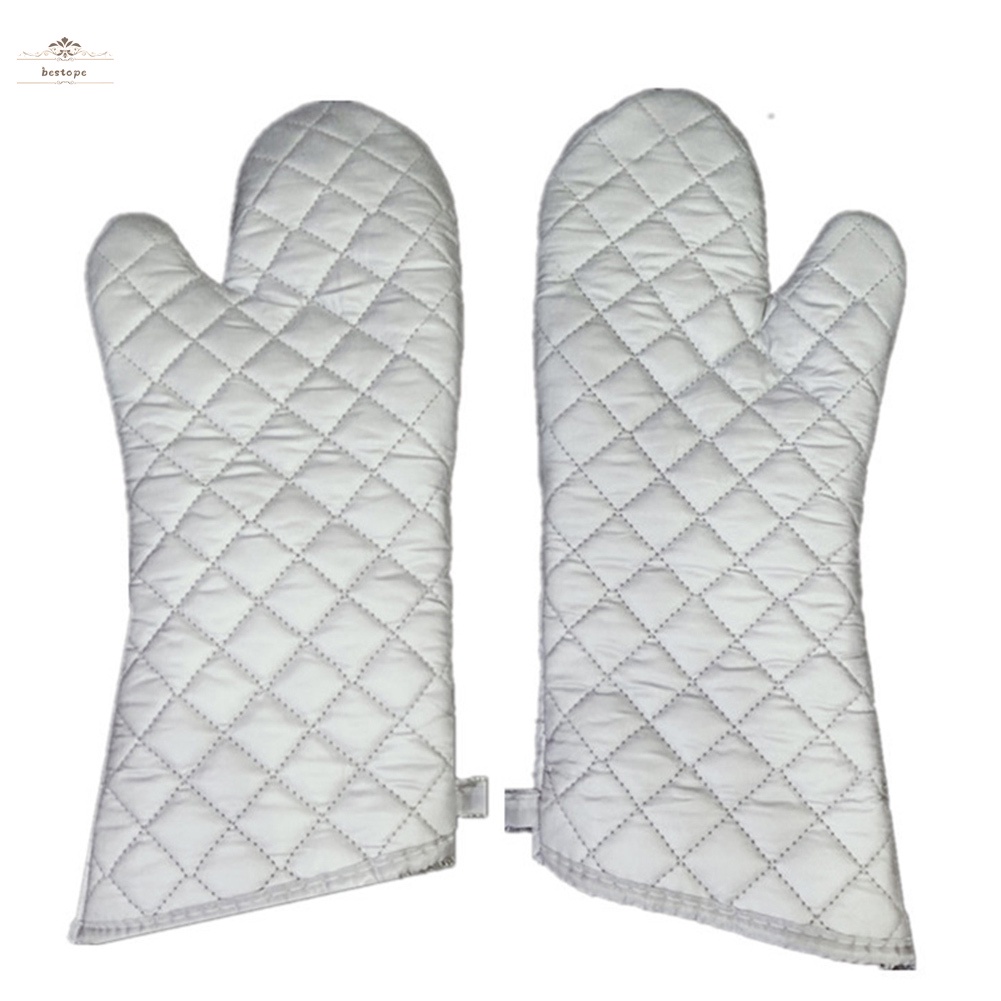 Kitchen Coated Silver Thickened High Temperature Resistant Heat Insulation  Gloves Anti-scald Baking Oven Gloves - Temu