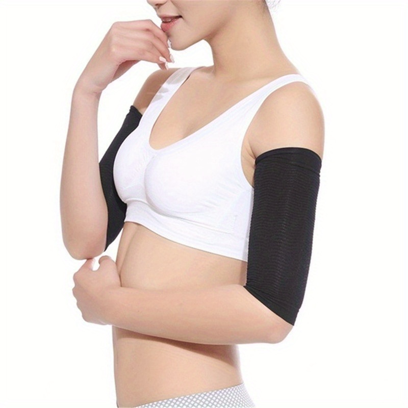 1Pair Arm Slimming Shaper Wrap, Arm Compression Sleeve Women Weight Loss  Upper Arm Shaper Helps Tone Shape Upper Arms Sleeve