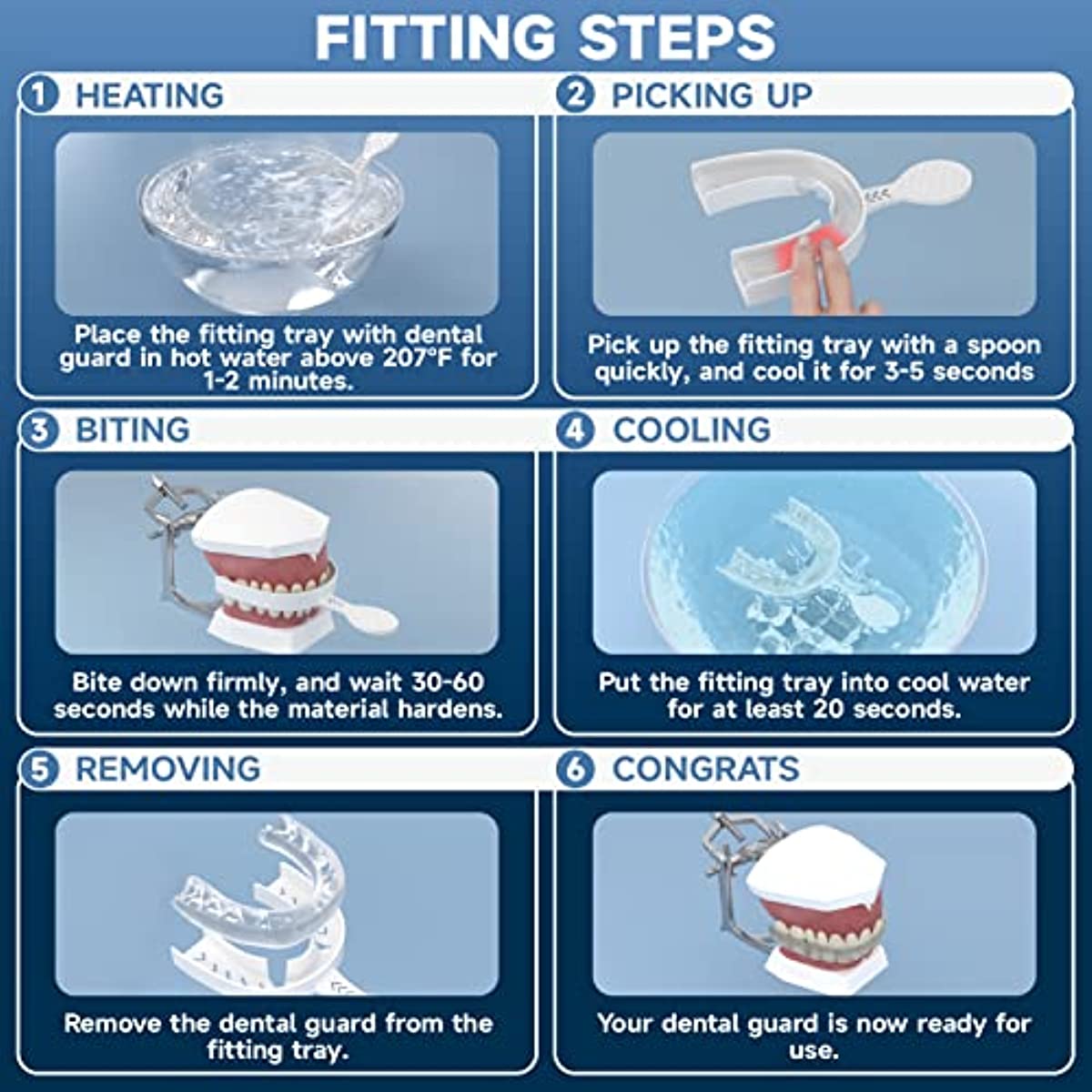 4 Pack Mouth Guard For Teeth Grinding Professional Night Guards