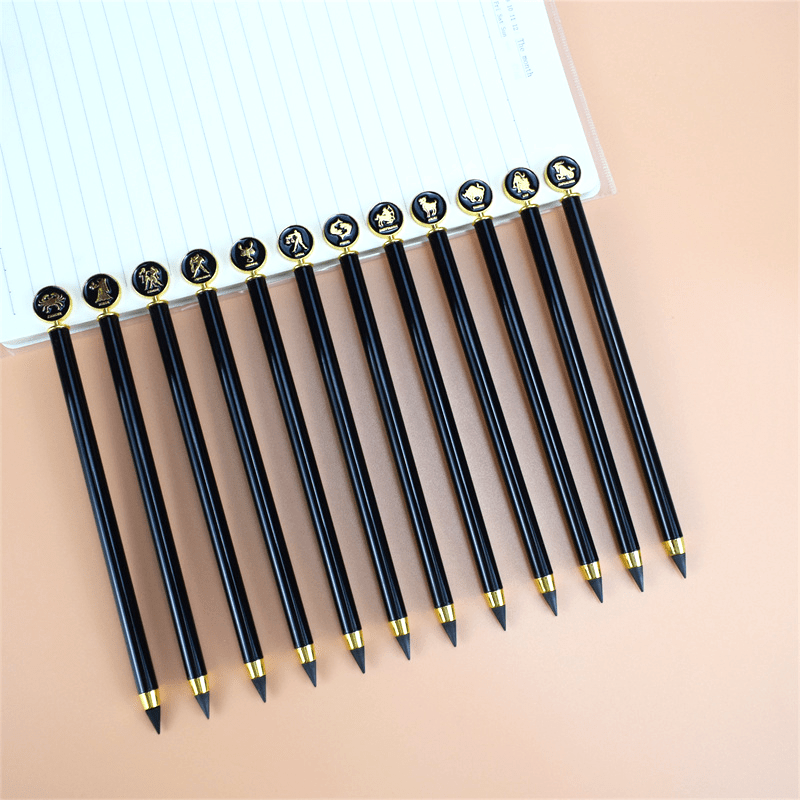 Quesuc 6 Matita Perpetua,matita eterna portatile con gomma, matita eterna  portatile riutilizzabile per disegno artista studente, regalo per bambini