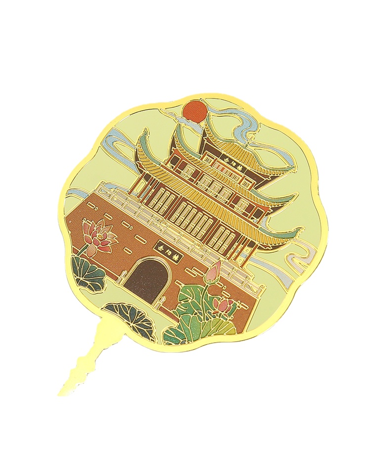 オリジナル中国風の 4 つの有名な建物黄鶴楼 Tengwang パビリオン金属