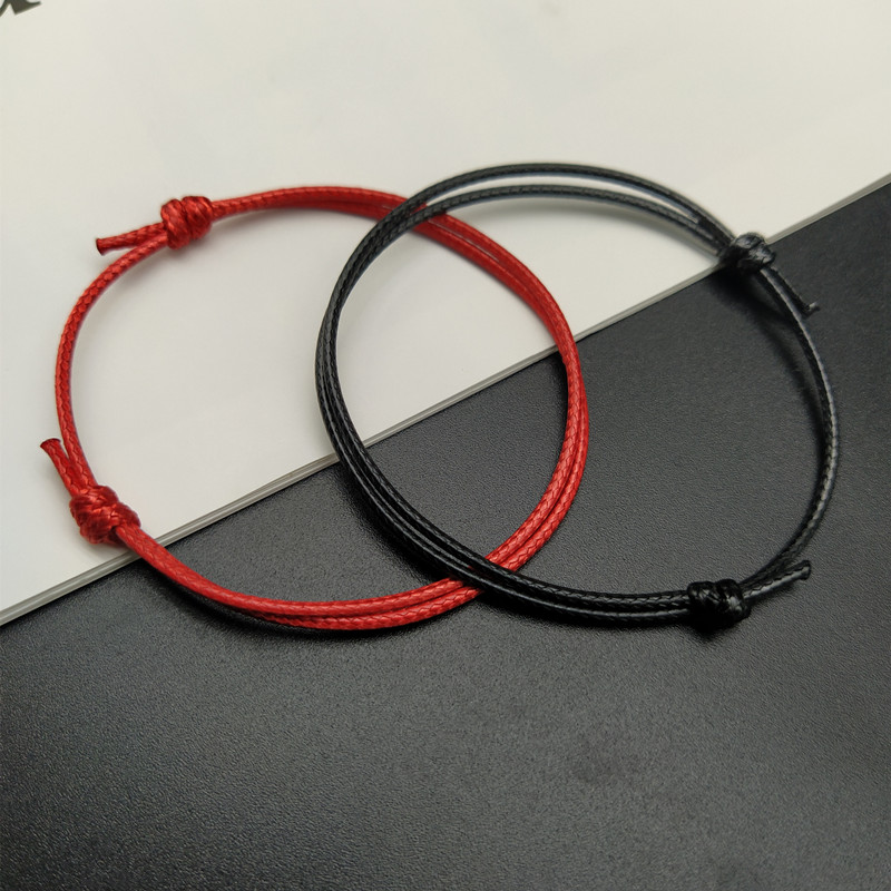 Wax Rope Bracelet Waterproof String Bracelet Adjustable - Temu