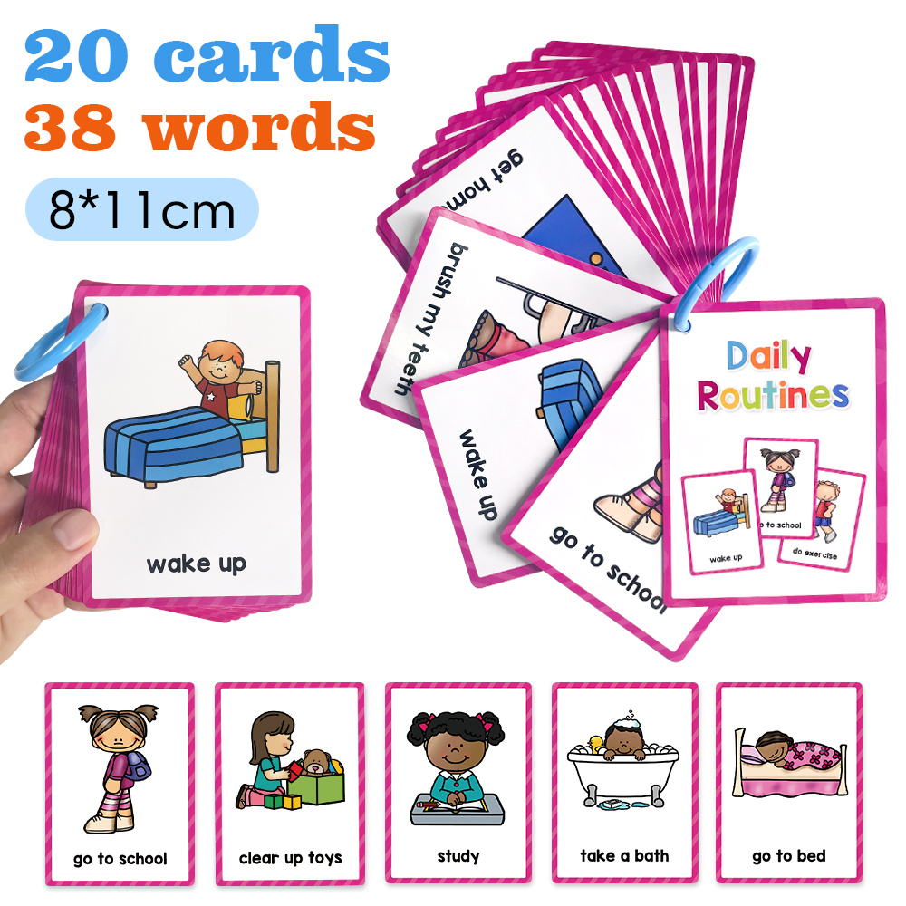 Cartes flash parlantes Jouets d'apprentissage pour garçons de 2 à 7 ans  filles, Pinjsd Jouets d'orthophonie Jouets pour autisme, jouets éducatifs  pour tout-petits, avec 22