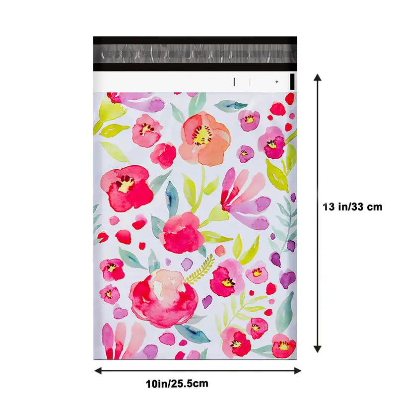 Thank You Poly Mailers 10x13 Inch - 100 Pack, Waterproof Shipping Bags For Small Business