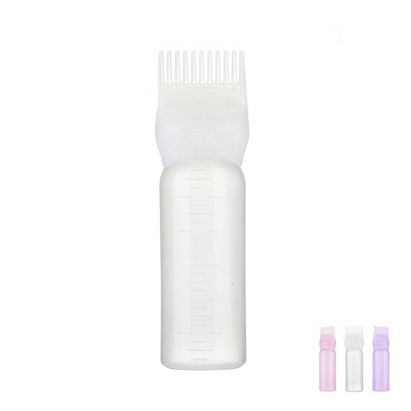 Hair Bottle Applicator Comb Dye Bottles Root Coloring Oil Color Squeeze  Dyeing Container Scalp Brush Dispenser 