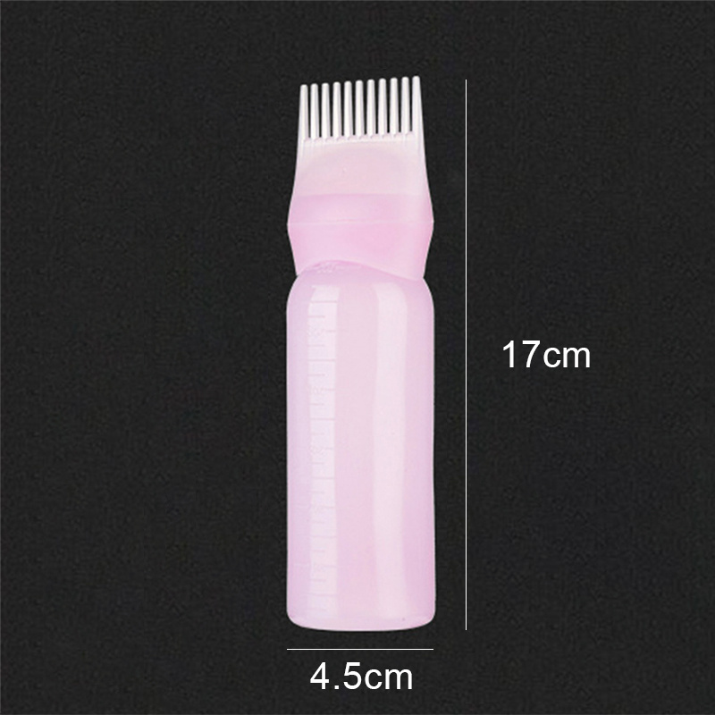 Hair Bottle Applicator Comb Dye Bottles Root Coloring Oil Color Squeeze  Dyeing Container Scalp Brush Dispenser 