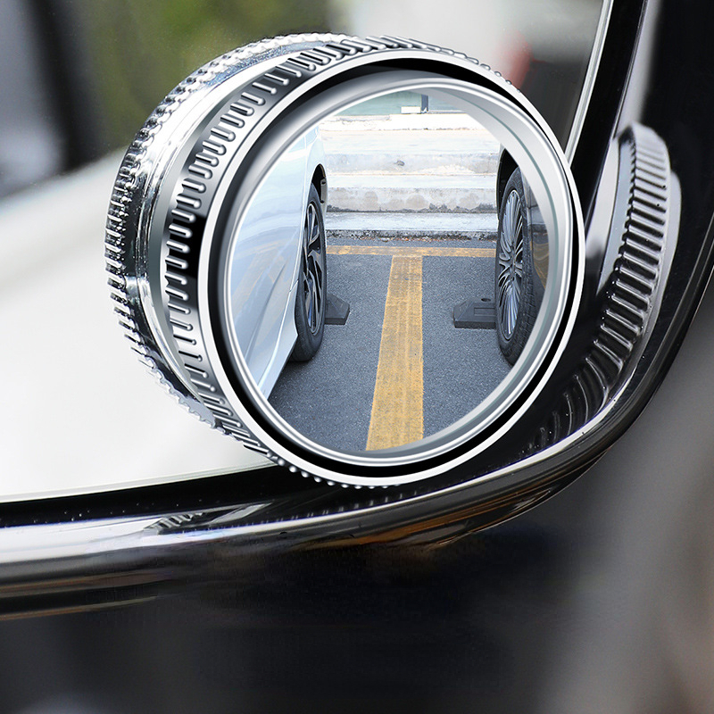 2 Stück Auto-Rückspiegel Rundspiegel, Reflektierender Toter- -Spiegel,  Verstellbarer 360-Grad-Randloser Hilfsspiegel - Temu Germany
