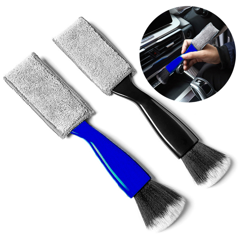 4PCS Car Cleaning Soft Brush Cleaning Brush Auto Interior Air Shell Auto  Crevice Dust Removal Brush for Car Cleaning Accessories - AliExpress