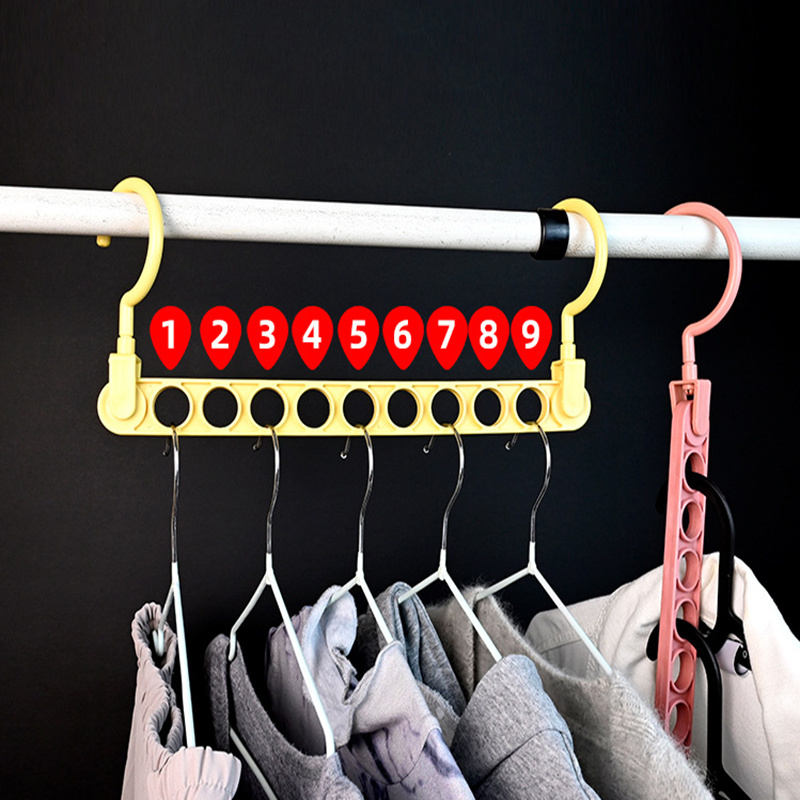  Closet Organizers and Storage,College Dorm Room Essentials,Pack  of 10 Multifunctional Closet Organizer Magic Space Saving Hangers : Home &  Kitchen