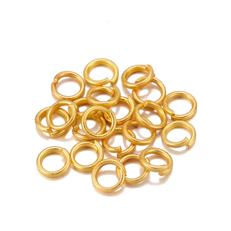 Metal Open Jump Rings Split Rings Connectors For Diy Jewelry - Temu