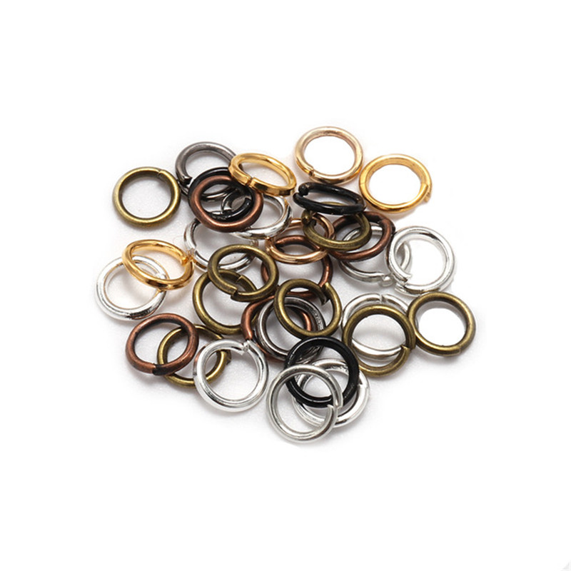 Lot Iron Jump Rings Split Connectors Rings For Diy Jewelry - Temu