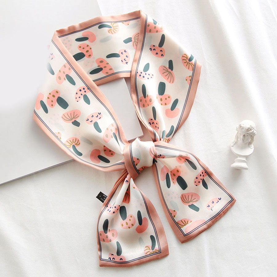 Twilly Scarf Bag Accessories Ribbon Handle Bag Slender Tied Wrapping Handle  Silk Decorative Scarf Multi-use Tie Bag