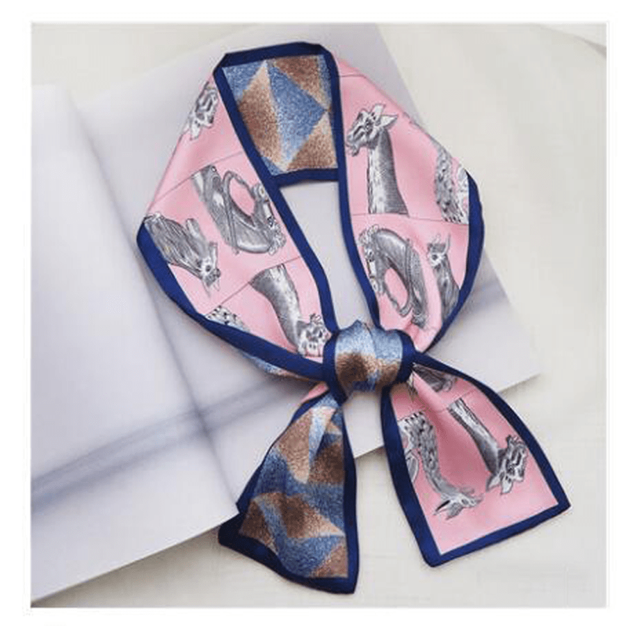 Twilly Scarf Bag Accessories Ribbon Handle Bag Slender Tied Wrapping Handle  Silk Decorative Scarf Multi-use Tie Bag