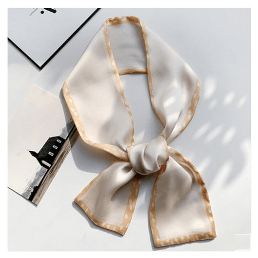 Twilly Ribbon Bag Tied Handle Small Ribbon Scarf Head Neck Neckerchief Bag  Accessories Wrist Scarf - Temu Germany