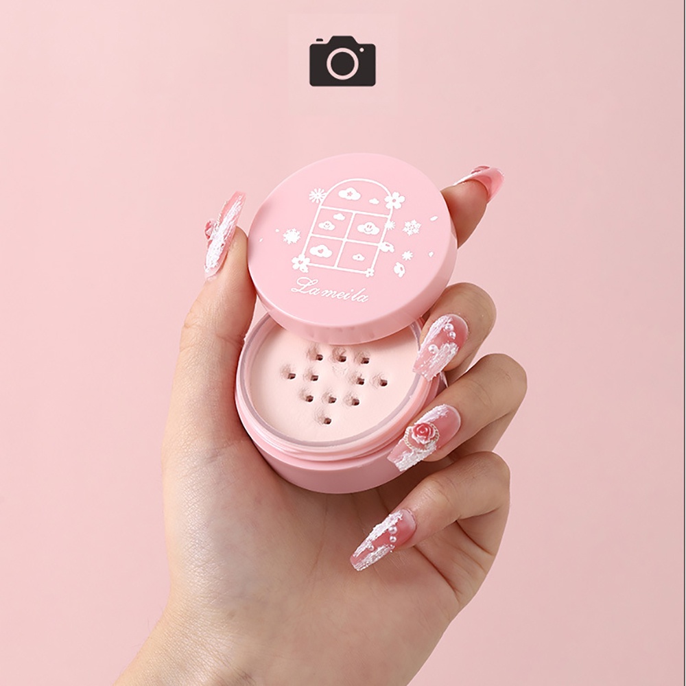 Lameila Loose Baking Setting Powder & Highlighter for All Skin