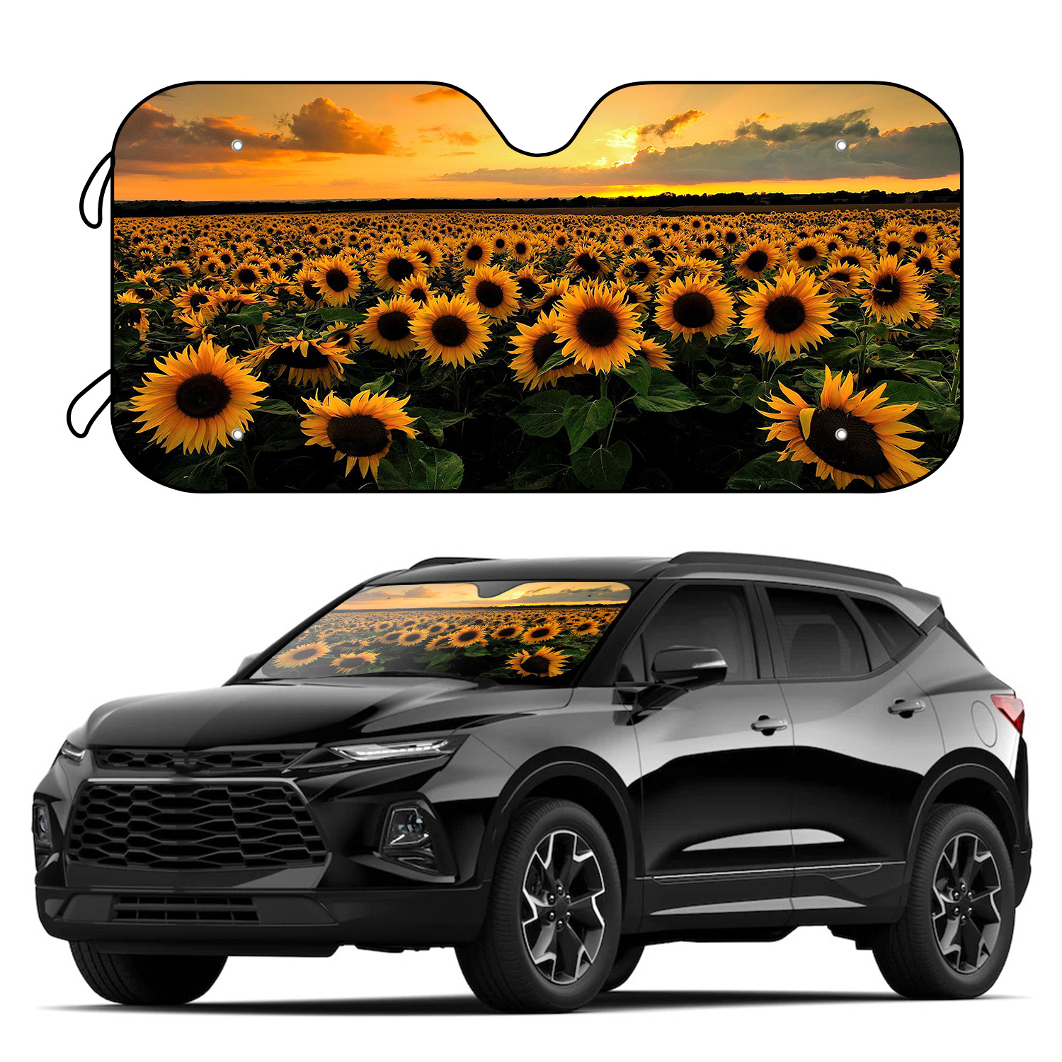 Sonnenblume Windschutzscheibe Sonnenschutz, Blume Auto Zubehör