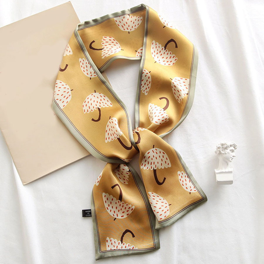 Silk Twilly Scarf Handbag Accessories - China 100% Silk and Silk