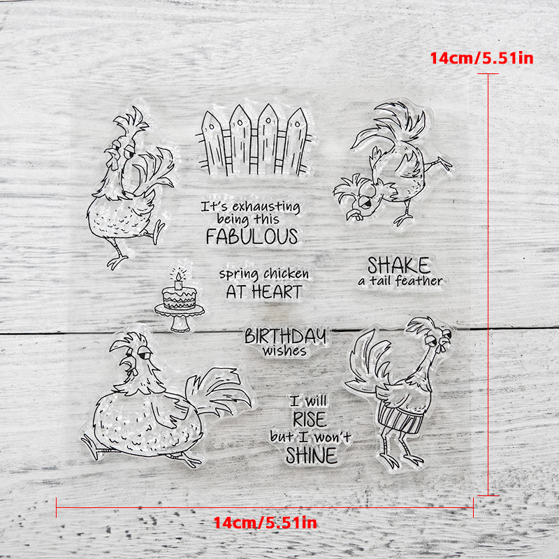 Image of Cute Cartoon Funny Stamps And Cutting Dies Diy Clear Stamps Cutting Dies Paper Card Decoration Photo Gift Thank Card Office Supplies Eid Mubarak