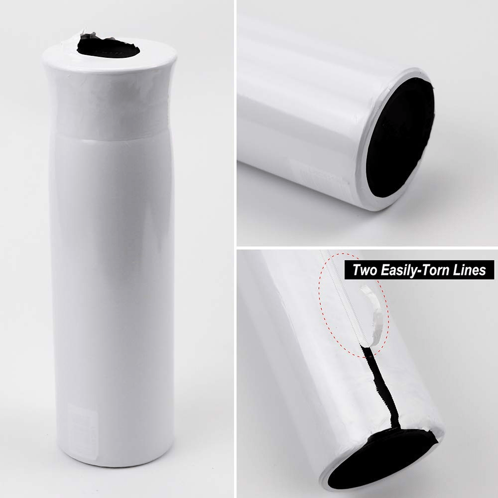 100 PCS Sublimation Shrink Wrap Sleeve 5x10 Inch White Bags for 20oz Skinny  Tumbler, Heat Transfer Shrink Wrap Film